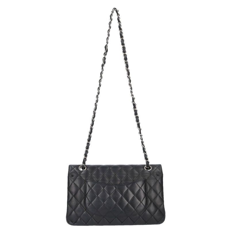 Chanel Quilted 25 Lambskin Double Flap Chain Leather Shoulder Bag 25 — view 2