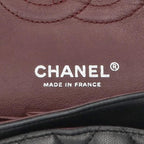 Chanel Quilted 25 Lambskin Double Flap Chain Leather Shoulder Bag 25 — view 3