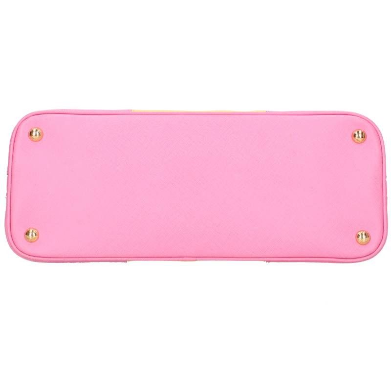 Prada 2-Way Bicolor Saffiano Leather Shoulder — view 4