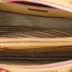 Prada 2-Way Bicolor Saffiano Leather Shoulder — view 3