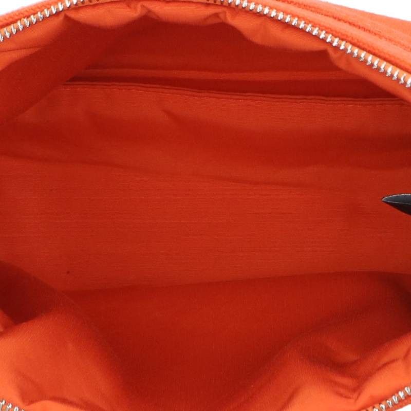 Hermes Bolide Pouch 20 Mini Canvas Orange — view 3