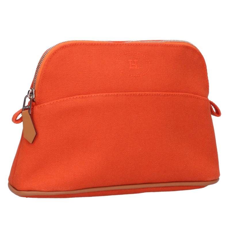 Hermes Bolide Pouch 20 Mini Canvas Orange