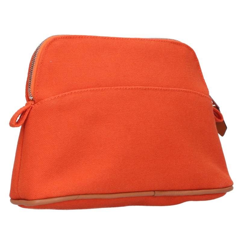 Hermes Bolide Pouch 20 Mini Canvas Orange — view 2