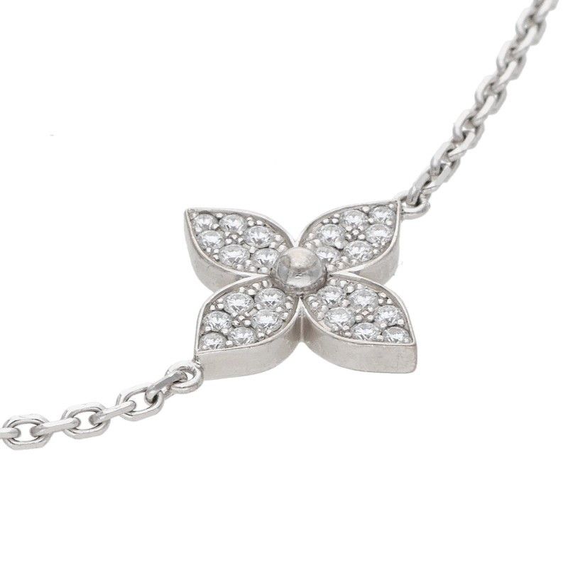Louis Vuitton Bracelet Star Blossom 18k White Gold Diamond — view 4