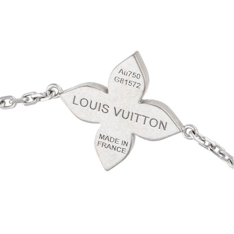 Louis Vuitton Bracelet Star Blossom 18k White Gold Diamond — view 2