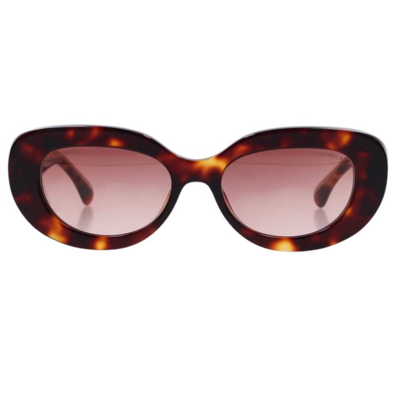 Chanel Oval Eyewear Brown