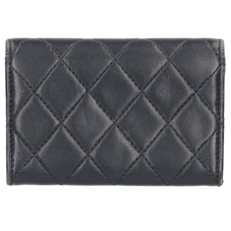 Chanel CC Logo Lambskin Card Case — view 2