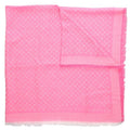 Louis Vuitton Shawl Petit Monogram All Over Wool Silk Scarf