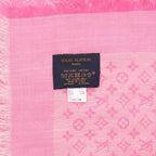 Louis Vuitton Shawl Petit Monogram All Over Wool Silk Scarf — view 3