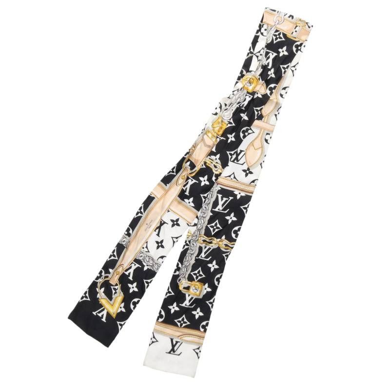 Louis Vuitton Bandeau Monogram Confidential Bandana Scarf — view 2