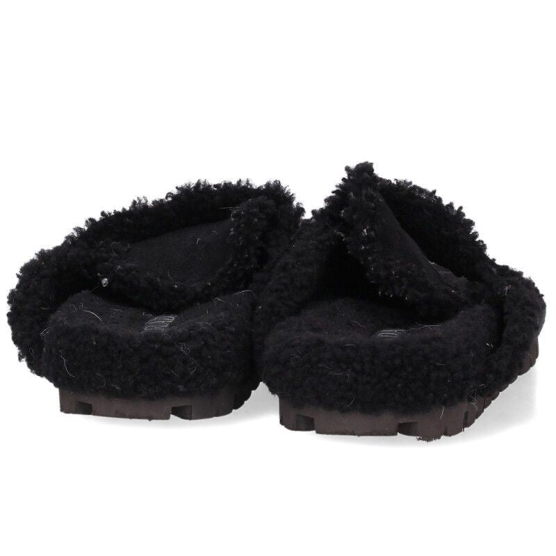 Prada Shearling Sandals 38 with Triangular — view 3