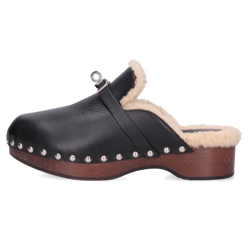 Hermes Carlotta Sabo Kelly Buckle Leather Sandals — view 2
