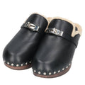 Hermes Carlotta Sabo Kelly Buckle Leather Sandals