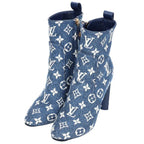 Louis Vuitton Silhouette Line Ankle Boots Monogram All Over Print — view 4