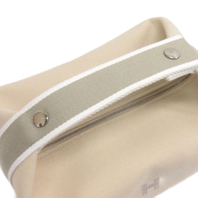 Hermes Brid-a-brac GM Handbag Pouch Beige — view 6