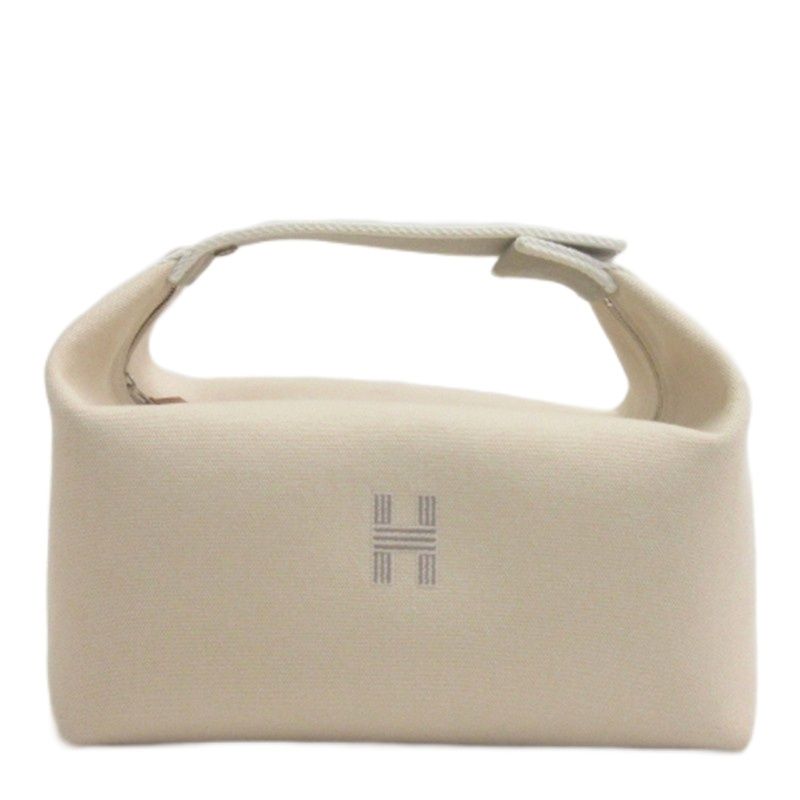 Hermes Brid-a-brac GM Handbag Pouch Beige