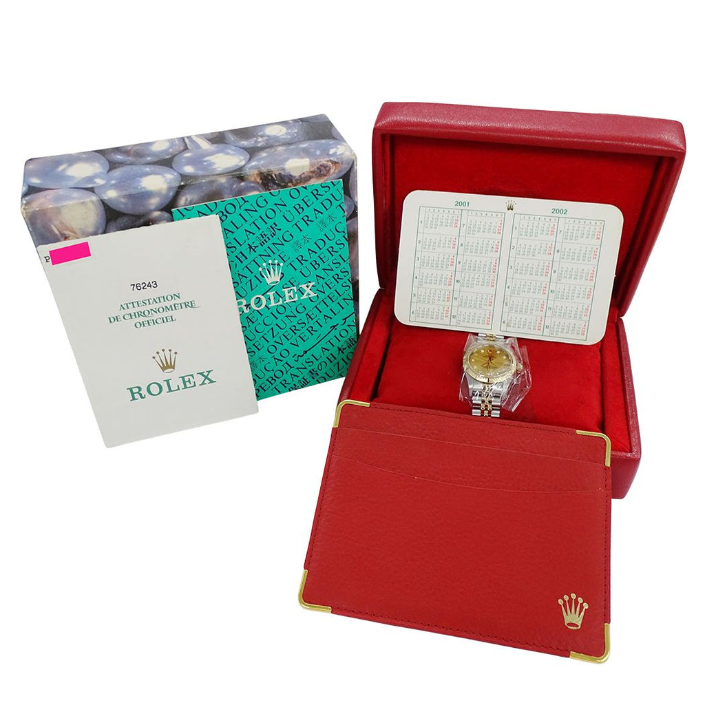 Rolex Oyster Perpetual P Number Watch Diamond Automatic Winding at Stainless — view 7