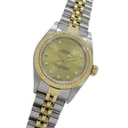Rolex Oyster Perpetual P Number Watch Diamond Automatic Winding at Stainless