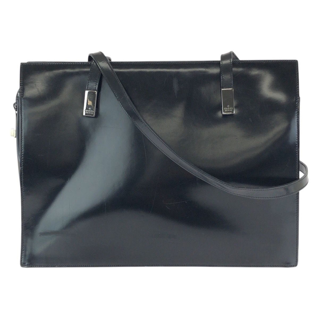 Gucci Black Silver Enamel 001 Shoulder