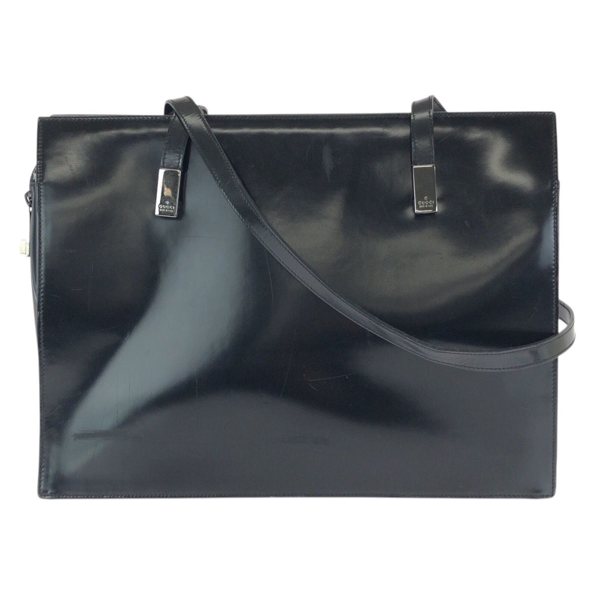 Gucci Black Silver Enamel 001 Shoulder