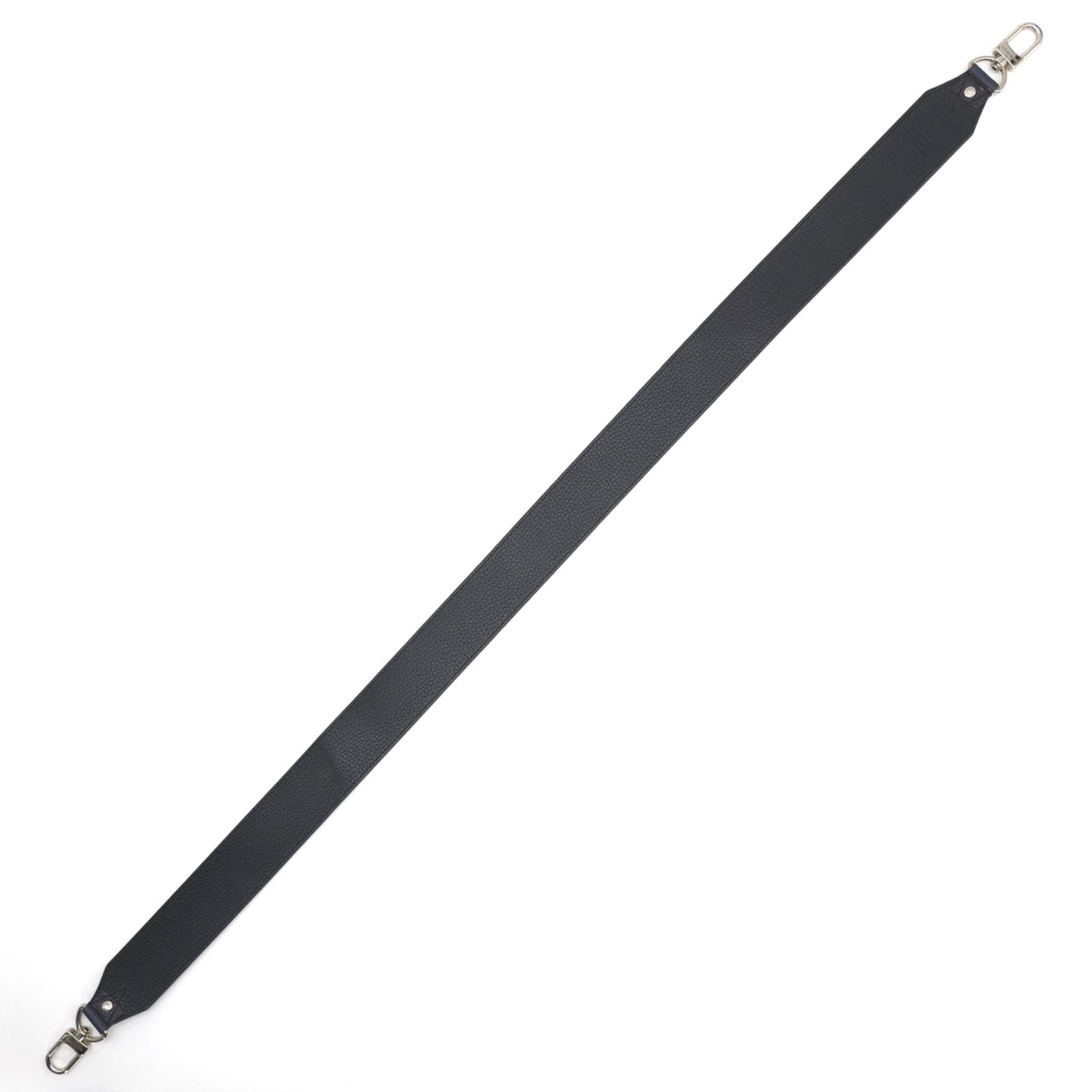 Louis Vuitton Shoulder Strap Logo Taurillon Leather Navy Noir Color 112.5 — view 6