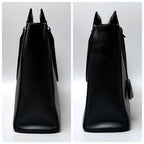 Prada Saffiano Triangle Logo Tote Black — view 4