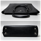Prada Saffiano Triangle Logo Tote Black — view 5