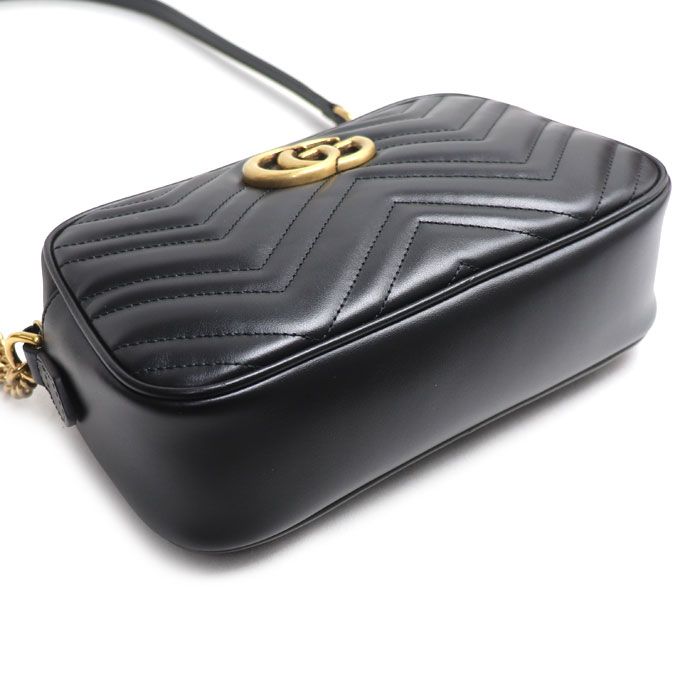 Gucci GG Marmont Small Camera Bag Black — view 3