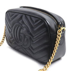Gucci GG Marmont Small Camera Bag Black — view 2