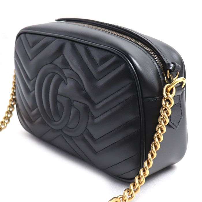 Gucci GG Marmont Small Camera Bag Black — view 2