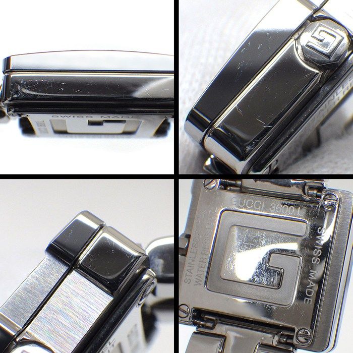 Gucci Watch Square Silver Dial SS Quartz Analog — view 5
