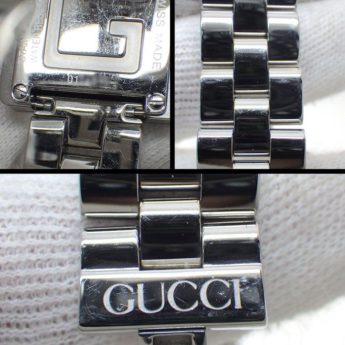 Gucci Watch Square Silver Dial SS Quartz Analog — view 6