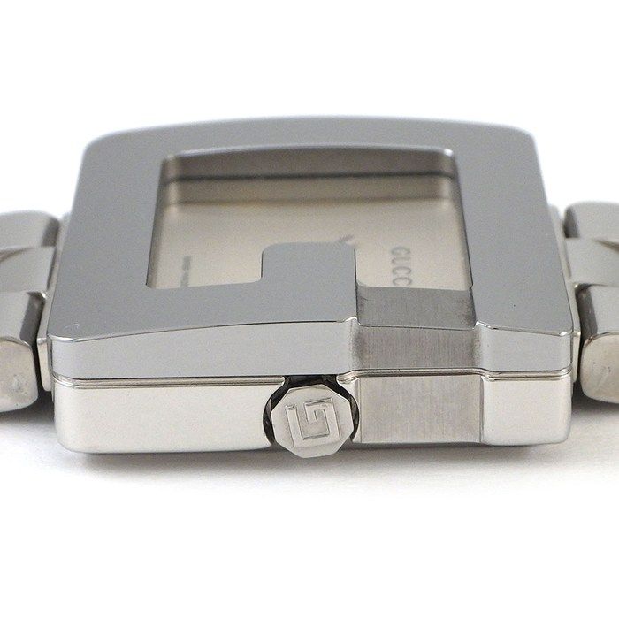Gucci Watch Square Silver Dial SS Quartz Analog — view 2