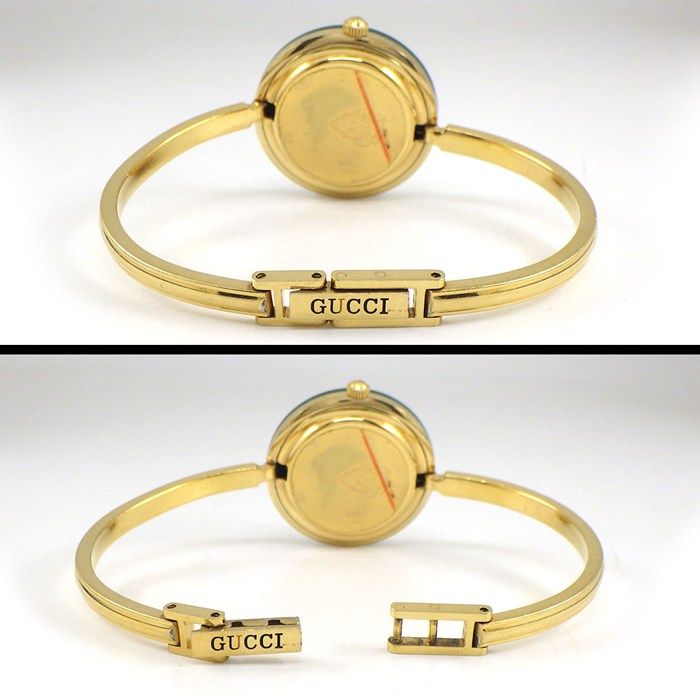 Gucci Watch Change Bezel White Dial Multicolor All 11 Colors Quartz Analog — view 3