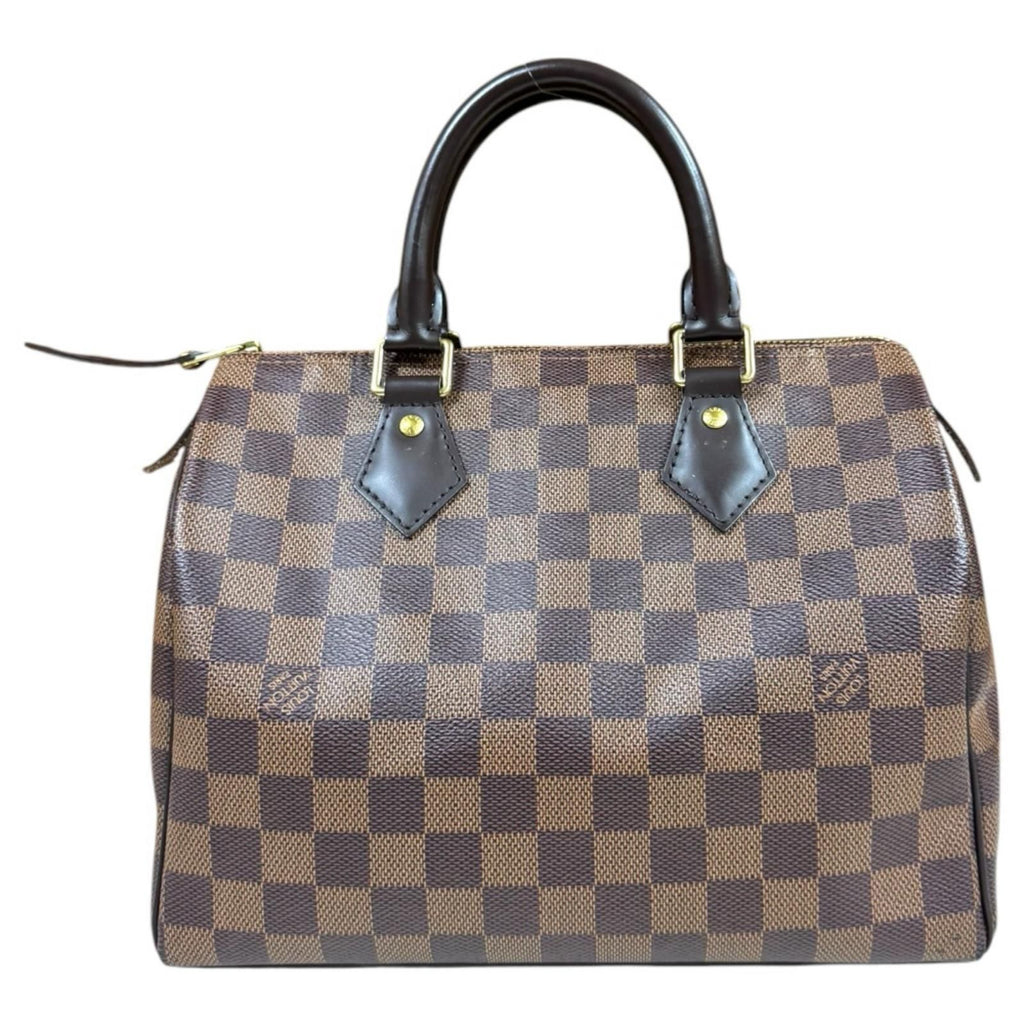 Louis Vuitton Speedy 25 Damier Handbag Canvas Brown — view 3