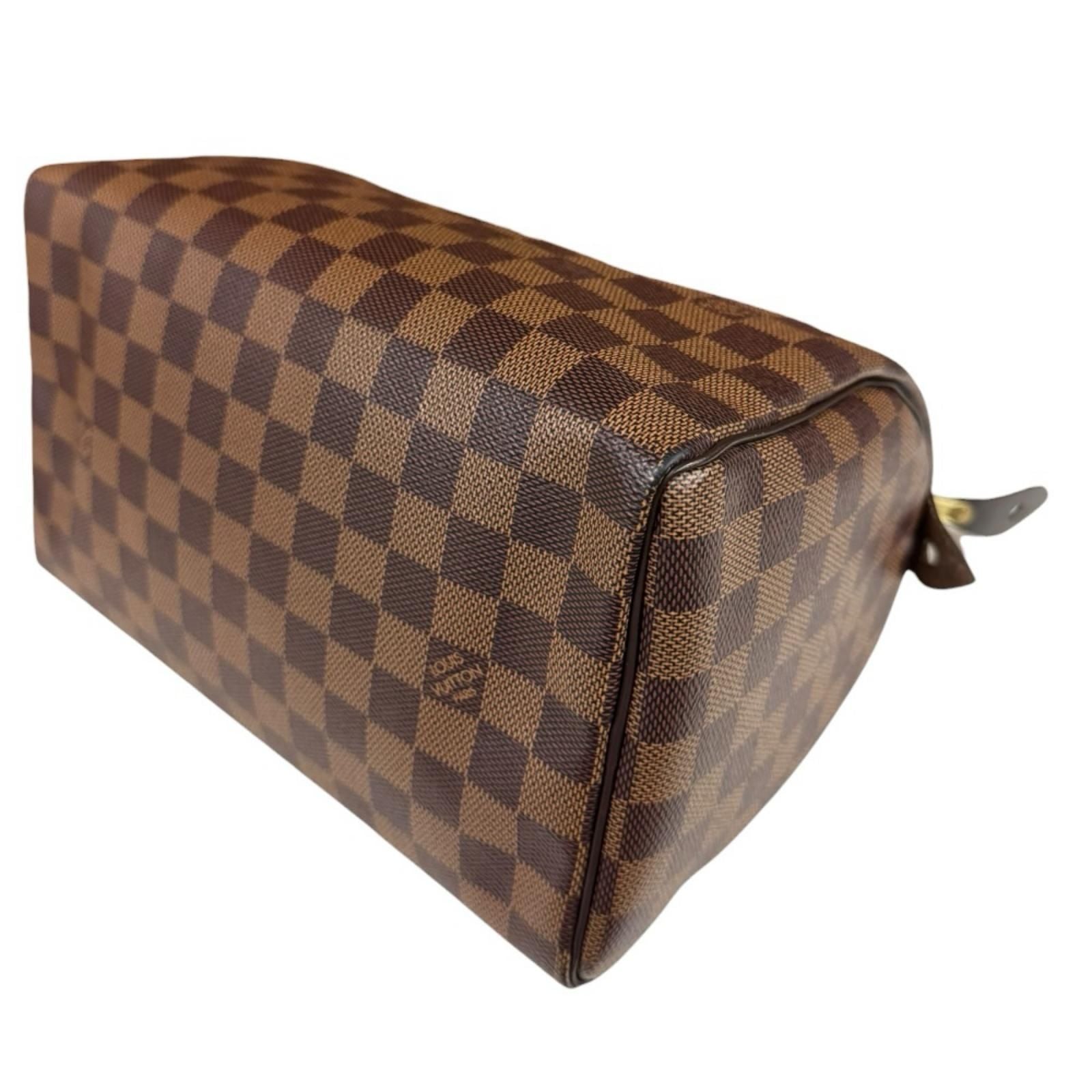 Louis Vuitton Speedy 25 Damier Handbag Canvas Brown — view 6