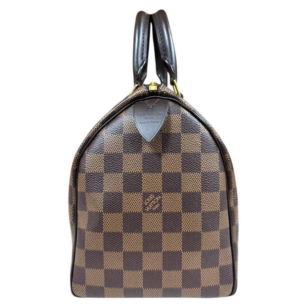 Louis Vuitton Speedy 25 Damier Handbag Canvas Brown — view 4