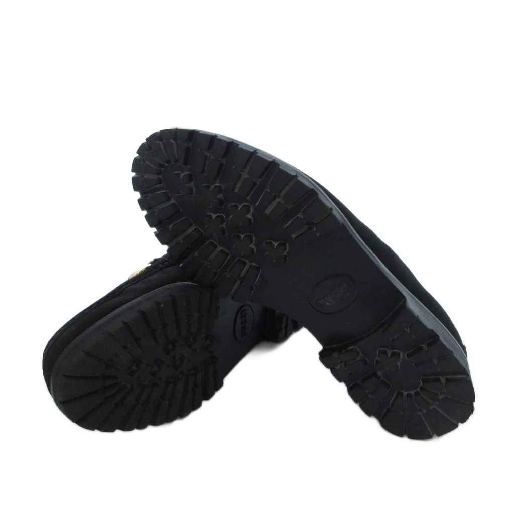 Gucci Loafers Slip on Horsebit Suede 39 Black — view 5