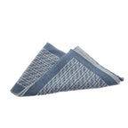 Fendi Scarf Shawl Zucca Pattern Wool Light Blue — view 3