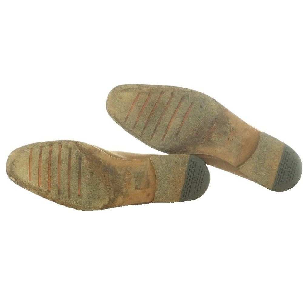 Hermes Suede Loafers Chaine D'ancre Round Toe Lo Heels 42 Beige SS — view 6