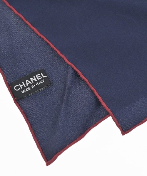 Chanel Bandana Scarf Navy — view 3