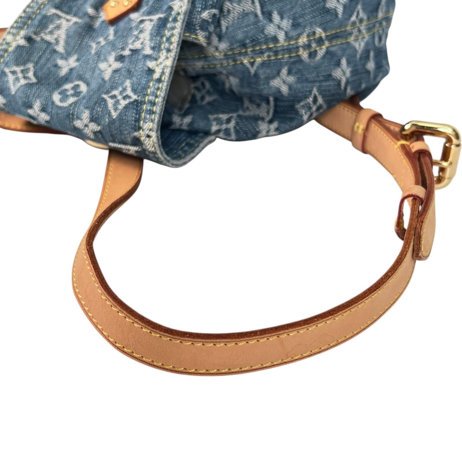 Louis Vuitton Backpack Monogram Denim Blue Sac a Dos PM — view 6
