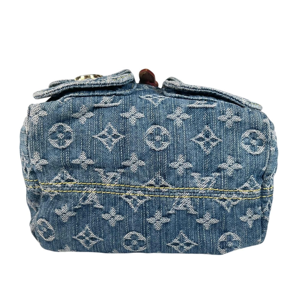 Louis Vuitton Backpack Monogram Denim Blue Sac a Dos PM — view 4