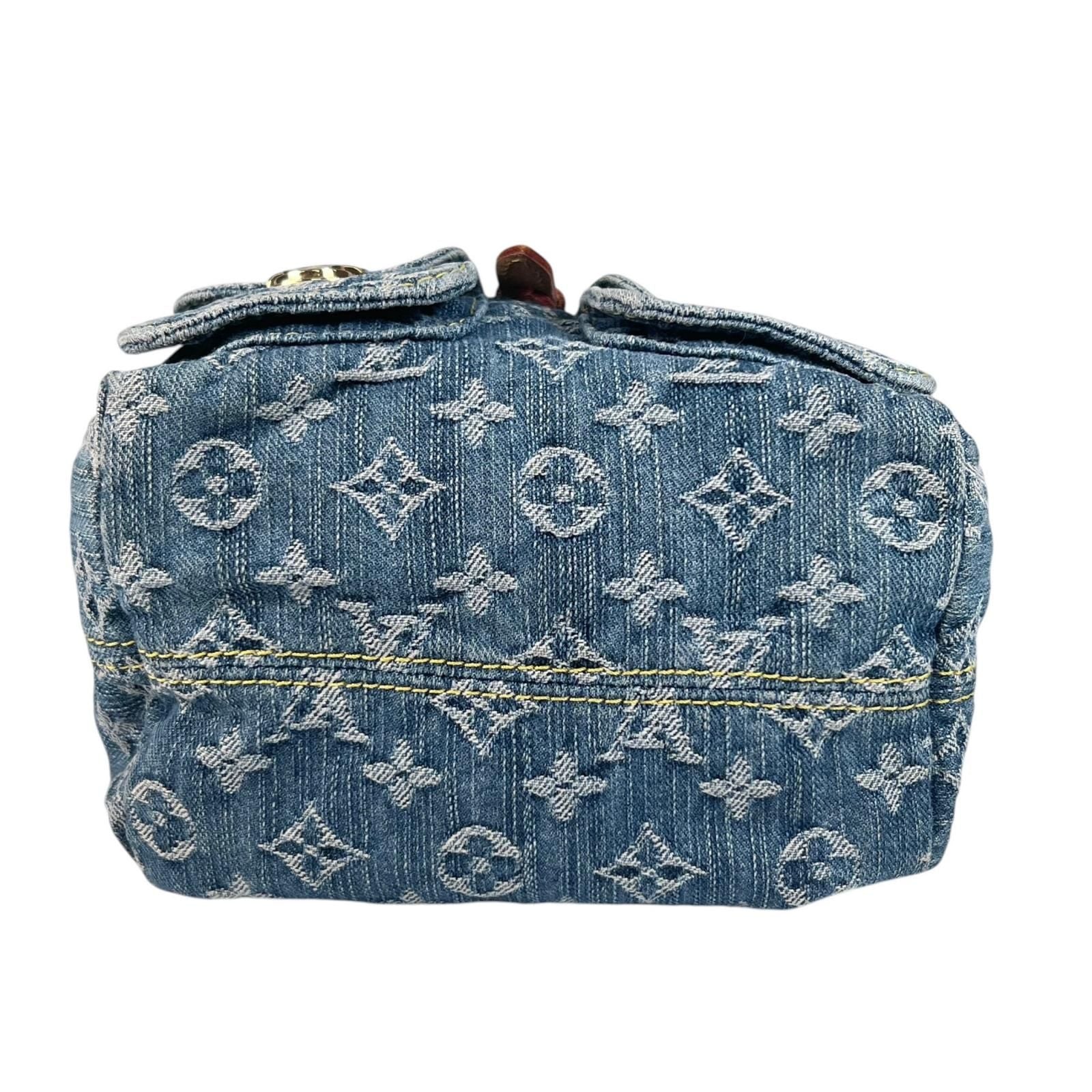 Louis Vuitton Backpack Monogram Denim Blue Sac a Dos PM — view 4