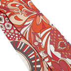 Hermes Twilly les Flots du Cheval Award for Horses Scarf Red White Multicolor — view 2