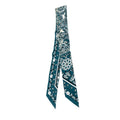 Hermes Twilly Peuple du Vent People of the Wind Scarf Blue Black White Silk