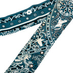 Hermes Twilly Peuple du Vent People of the Wind Scarf Blue Black White Silk — view 2