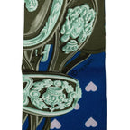 Hermes Twilly Brides de Gala Love Scarf Blue Multicolor Silk — view 5