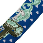 Hermes Twilly Brides de Gala Love Scarf Blue Multicolor Silk — view 3