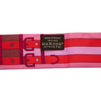 Hermes Tsuiri Rocabar Ro Cover le Border Horse Scarf Pink Red Silk — view 3